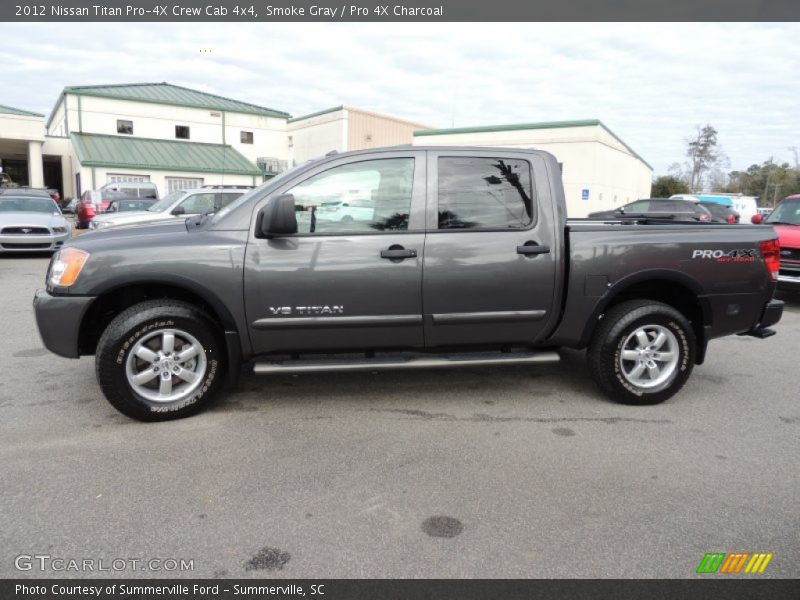 Smoke Gray / Pro 4X Charcoal 2012 Nissan Titan Pro-4X Crew Cab 4x4