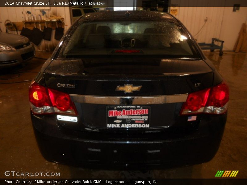 Blue Ray Metallic / Jet Black 2014 Chevrolet Cruze LT