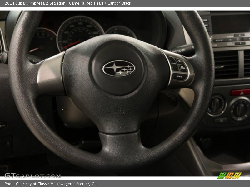 Camellia Red Pearl / Carbon Black 2011 Subaru Impreza 2.5i Sedan