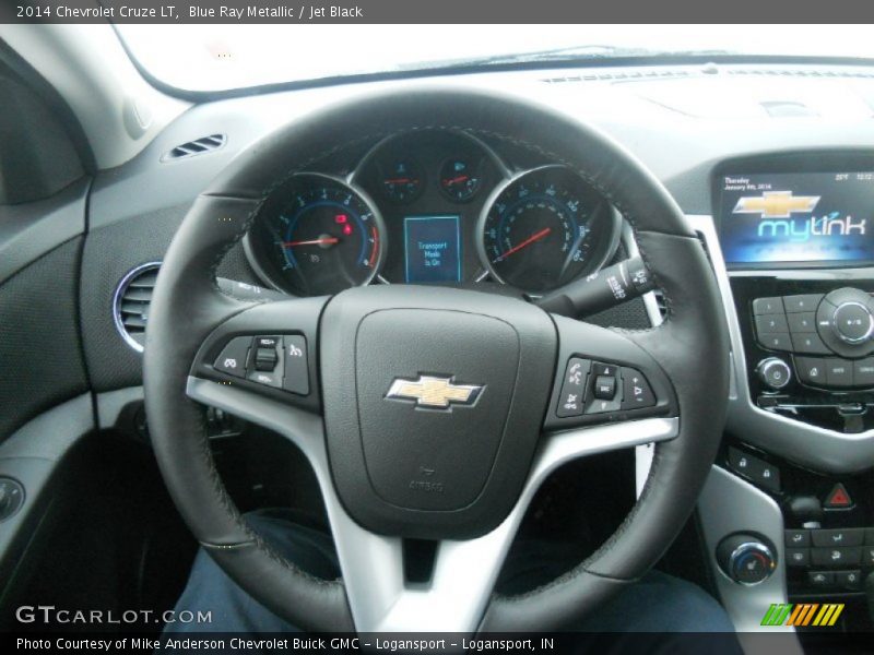 Blue Ray Metallic / Jet Black 2014 Chevrolet Cruze LT