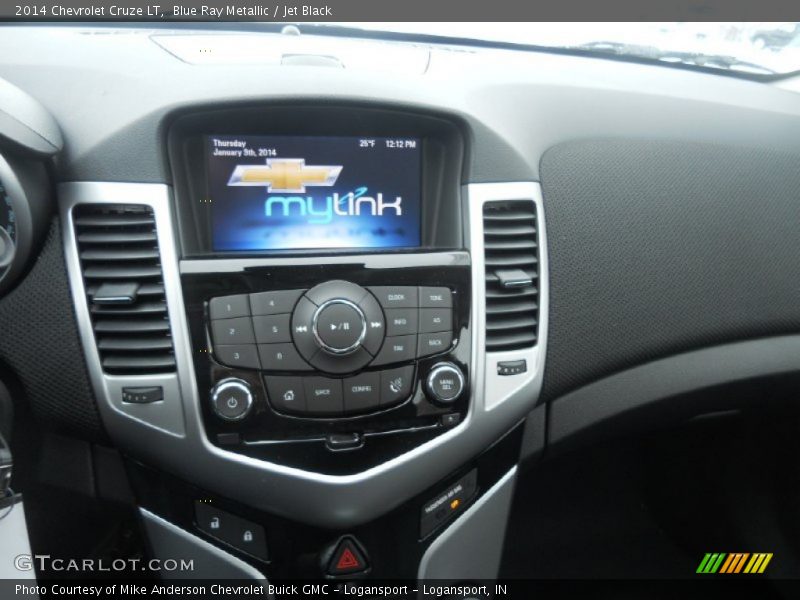 Blue Ray Metallic / Jet Black 2014 Chevrolet Cruze LT