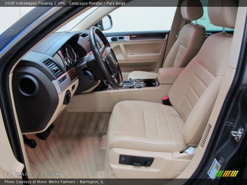 Front Seat of 2008 Touareg 2 VR6