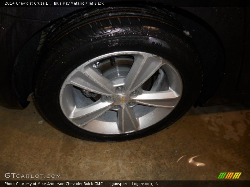 Blue Ray Metallic / Jet Black 2014 Chevrolet Cruze LT