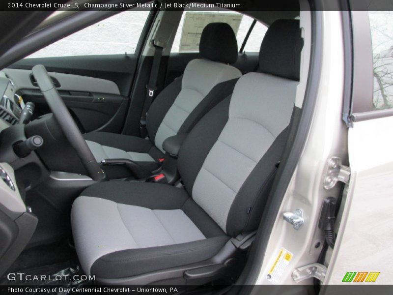 Front Seat of 2014 Cruze LS