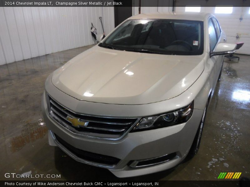 Champagne Silver Metallic / Jet Black 2014 Chevrolet Impala LT
