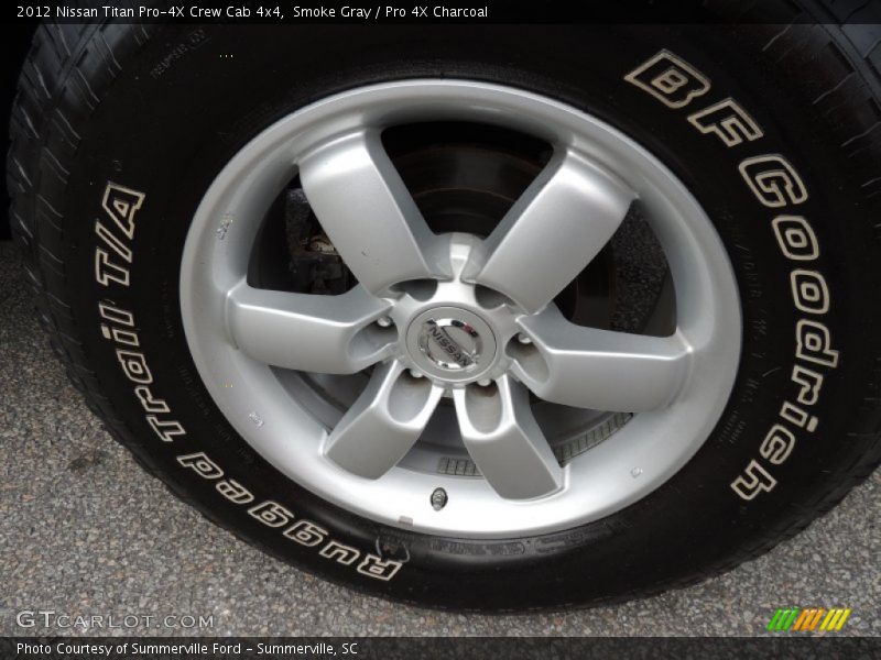Smoke Gray / Pro 4X Charcoal 2012 Nissan Titan Pro-4X Crew Cab 4x4