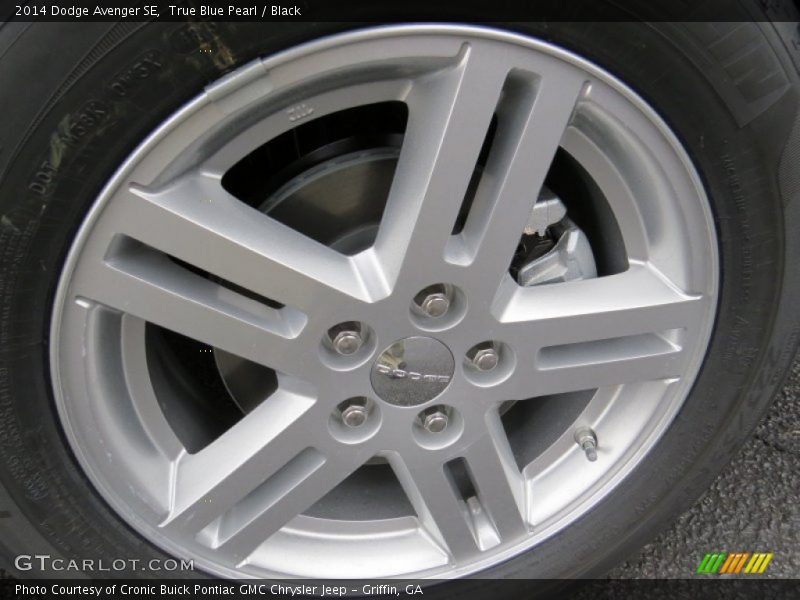 True Blue Pearl / Black 2014 Dodge Avenger SE