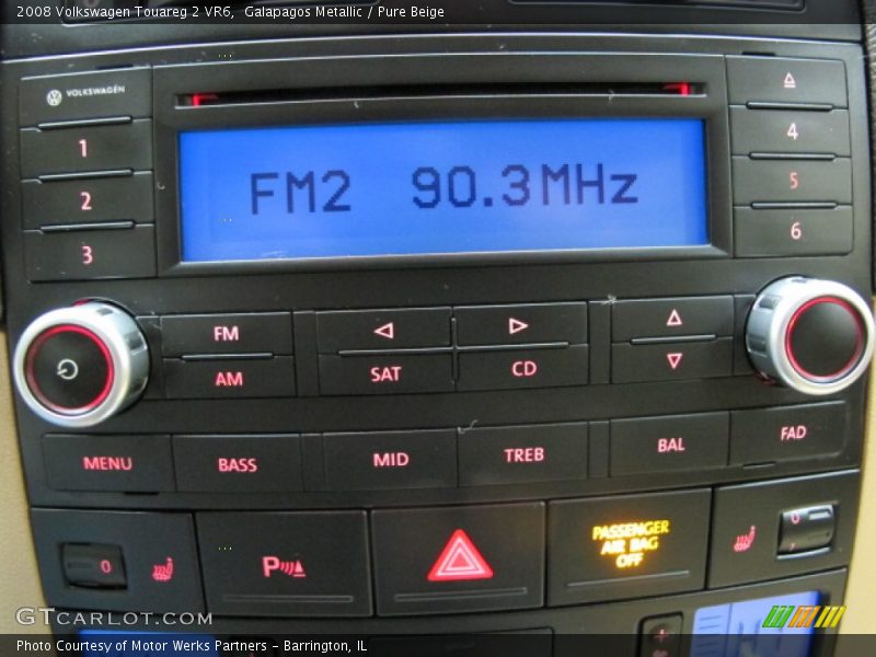 Audio System of 2008 Touareg 2 VR6