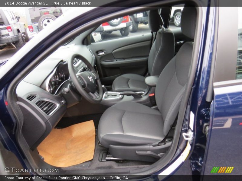 True Blue Pearl / Black 2014 Dodge Avenger SE
