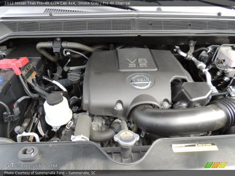 Smoke Gray / Pro 4X Charcoal 2012 Nissan Titan Pro-4X Crew Cab 4x4