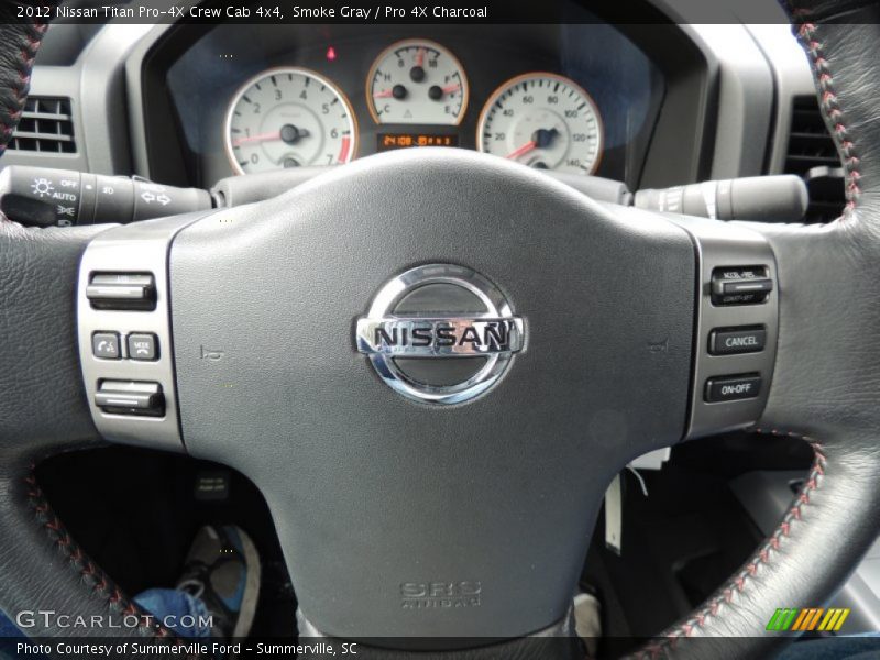 Smoke Gray / Pro 4X Charcoal 2012 Nissan Titan Pro-4X Crew Cab 4x4