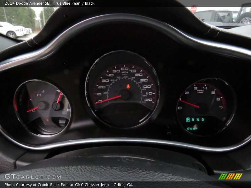 True Blue Pearl / Black 2014 Dodge Avenger SE