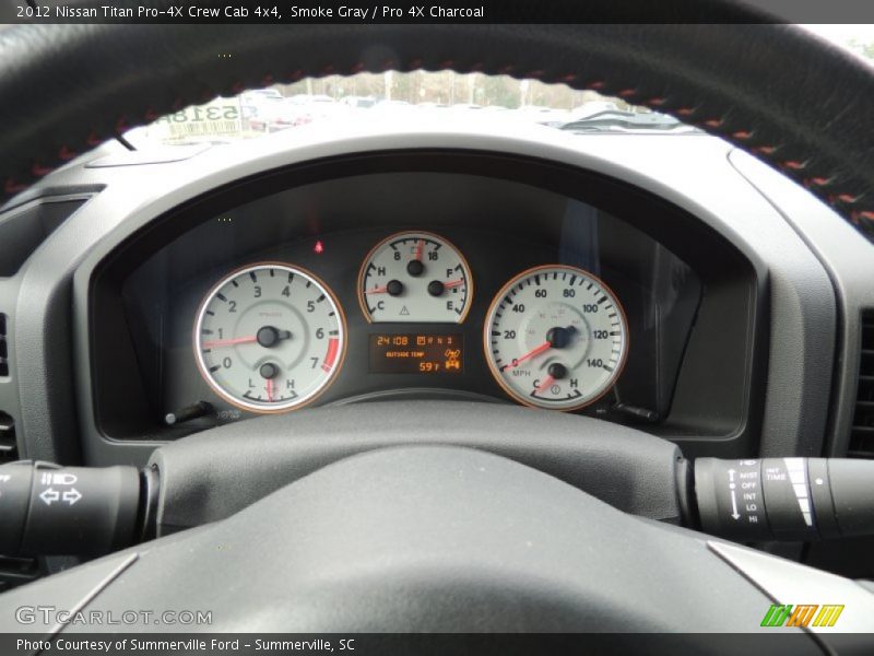 Smoke Gray / Pro 4X Charcoal 2012 Nissan Titan Pro-4X Crew Cab 4x4
