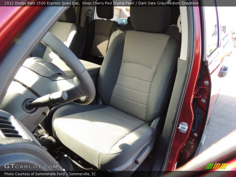 Deep Cherry Red Crystal Pearl / Dark Slate Gray/Medium Graystone 2012 Dodge Ram 1500 Express Quad Cab