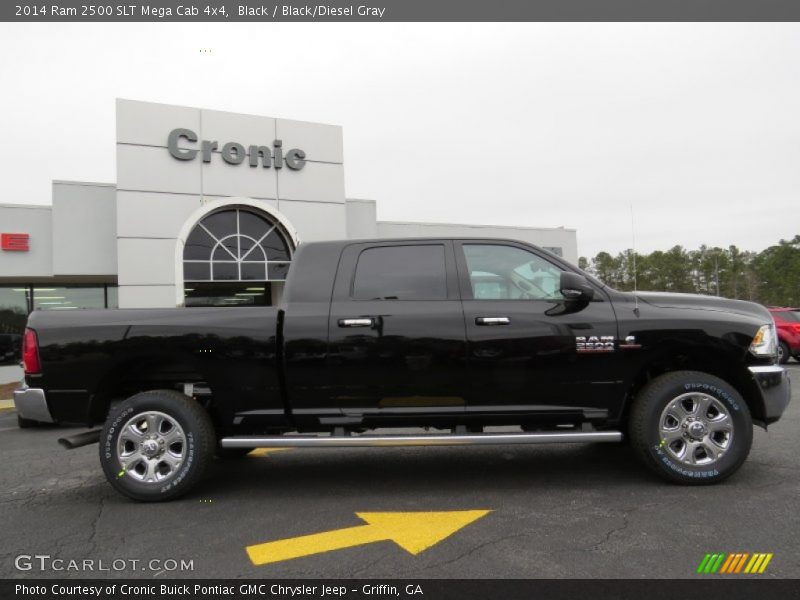 Black / Black/Diesel Gray 2014 Ram 2500 SLT Mega Cab 4x4