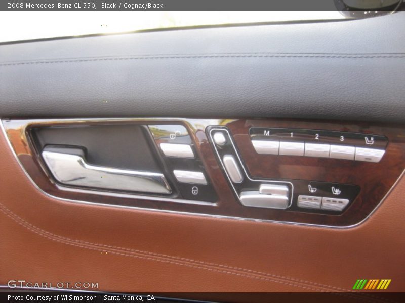 Black / Cognac/Black 2008 Mercedes-Benz CL 550