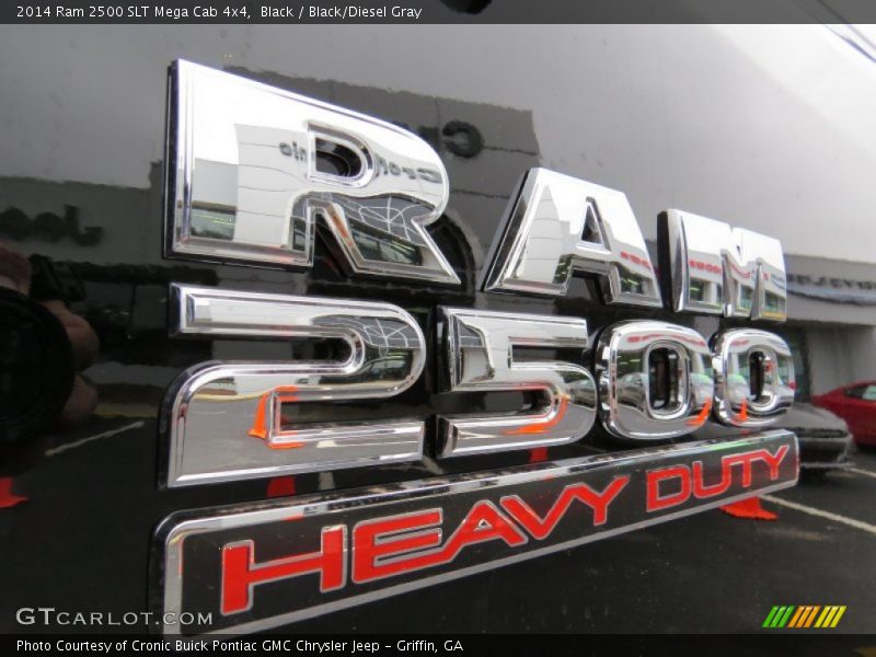 Black / Black/Diesel Gray 2014 Ram 2500 SLT Mega Cab 4x4