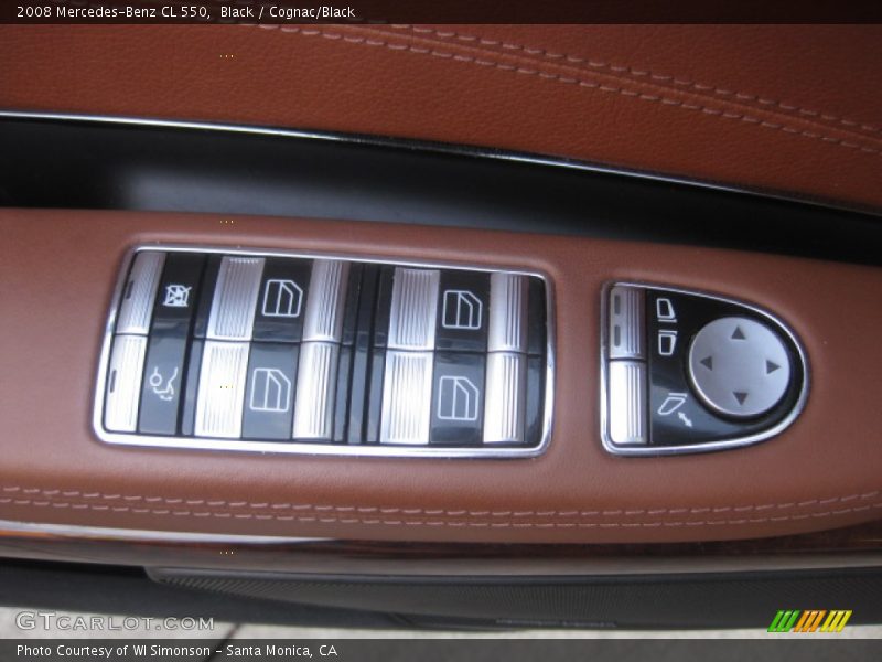 Black / Cognac/Black 2008 Mercedes-Benz CL 550