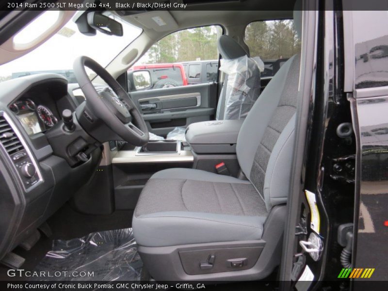Black / Black/Diesel Gray 2014 Ram 2500 SLT Mega Cab 4x4