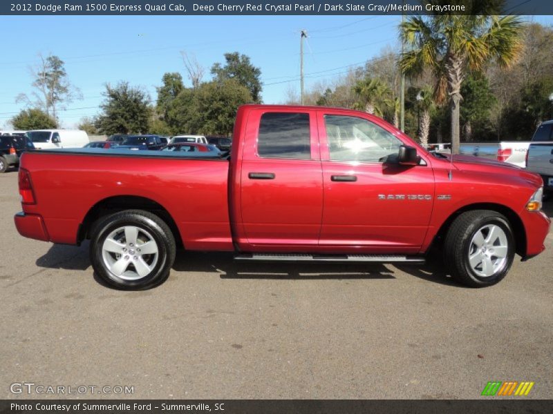  2012 Ram 1500 Express Quad Cab Deep Cherry Red Crystal Pearl