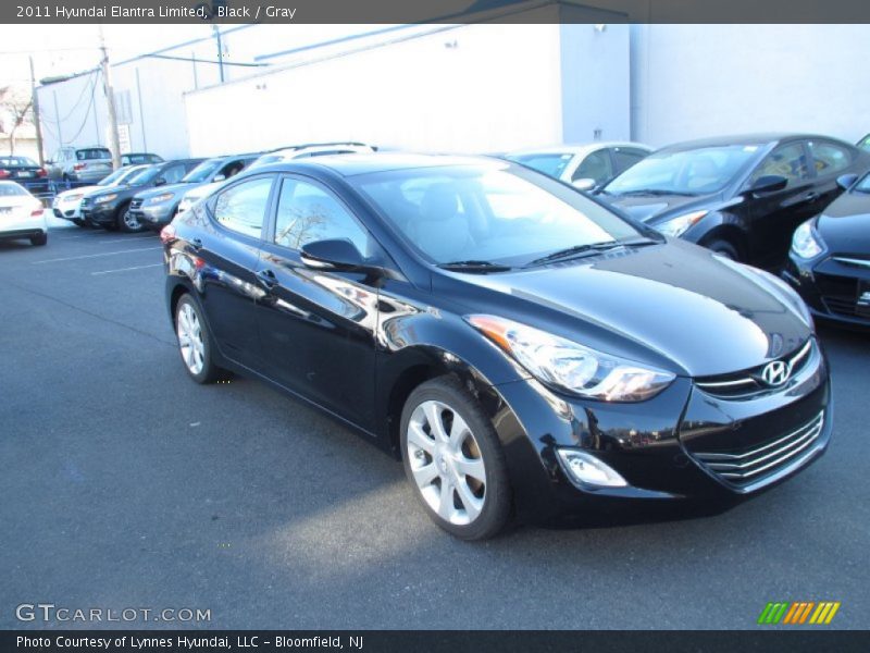 Black / Gray 2011 Hyundai Elantra Limited