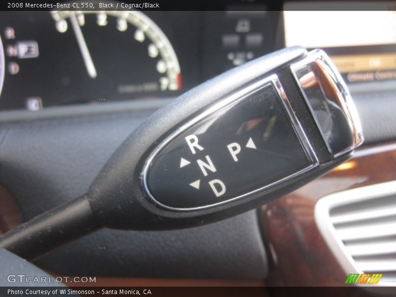 Black / Cognac/Black 2008 Mercedes-Benz CL 550