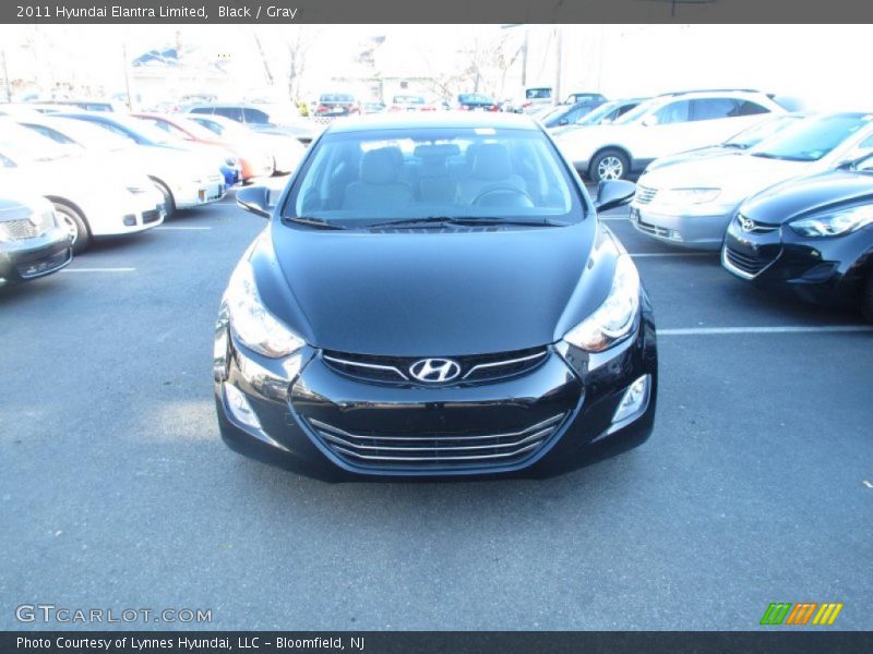Black / Gray 2011 Hyundai Elantra Limited