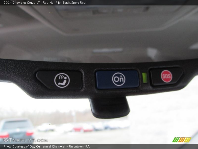 Red Hot / Jet Black/Sport Red 2014 Chevrolet Cruze LT