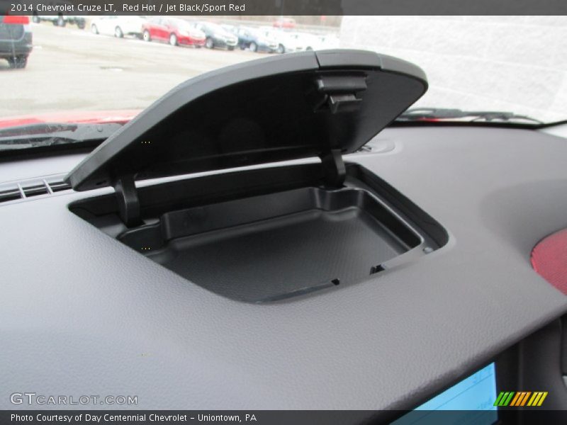 Red Hot / Jet Black/Sport Red 2014 Chevrolet Cruze LT