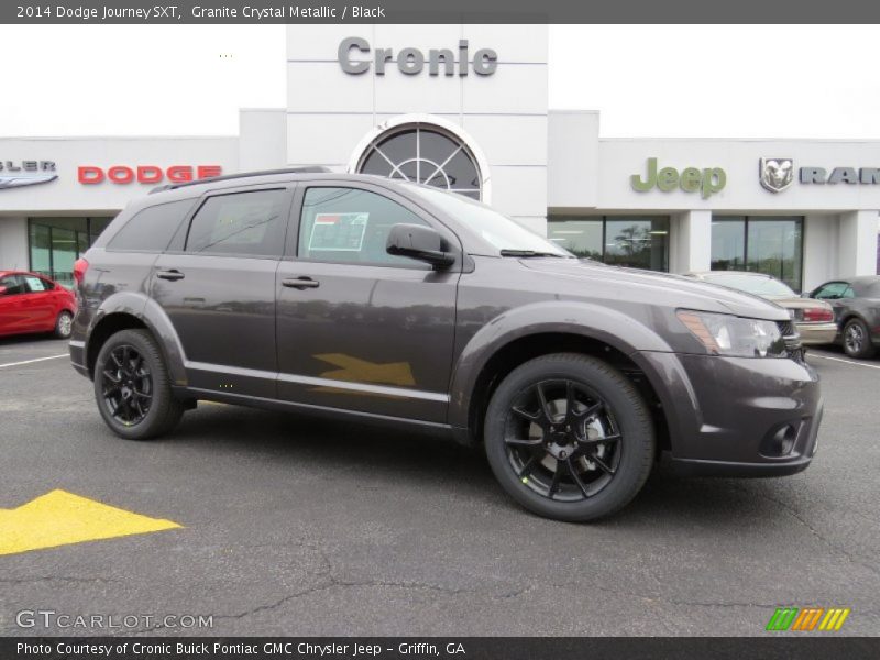 Granite Crystal Metallic / Black 2014 Dodge Journey SXT