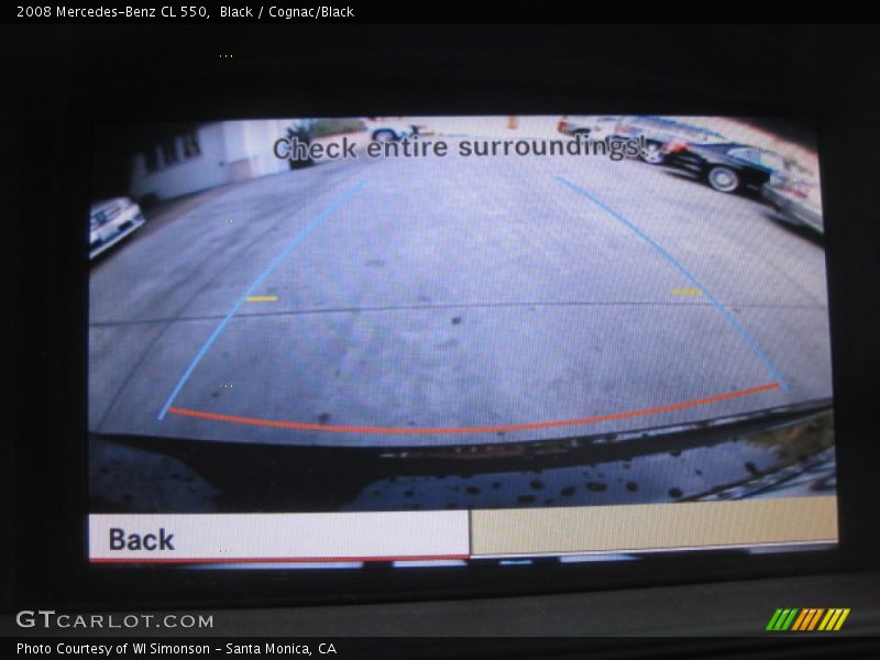 Black / Cognac/Black 2008 Mercedes-Benz CL 550