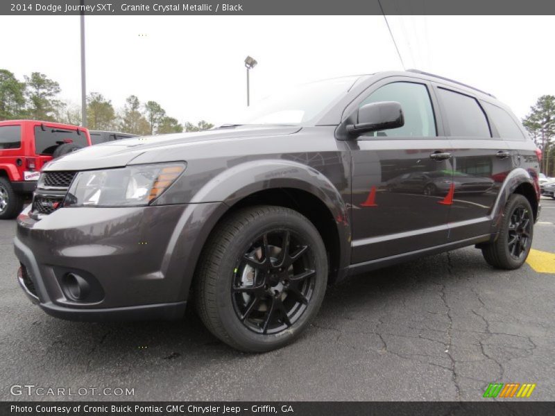 Granite Crystal Metallic / Black 2014 Dodge Journey SXT