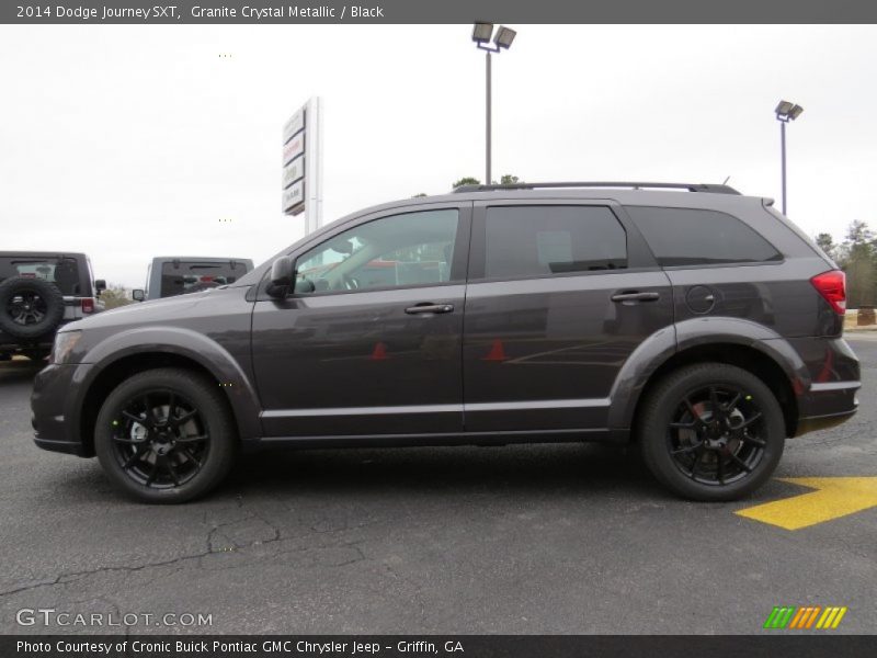 Granite Crystal Metallic / Black 2014 Dodge Journey SXT