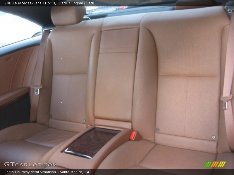 Black / Cognac/Black 2008 Mercedes-Benz CL 550