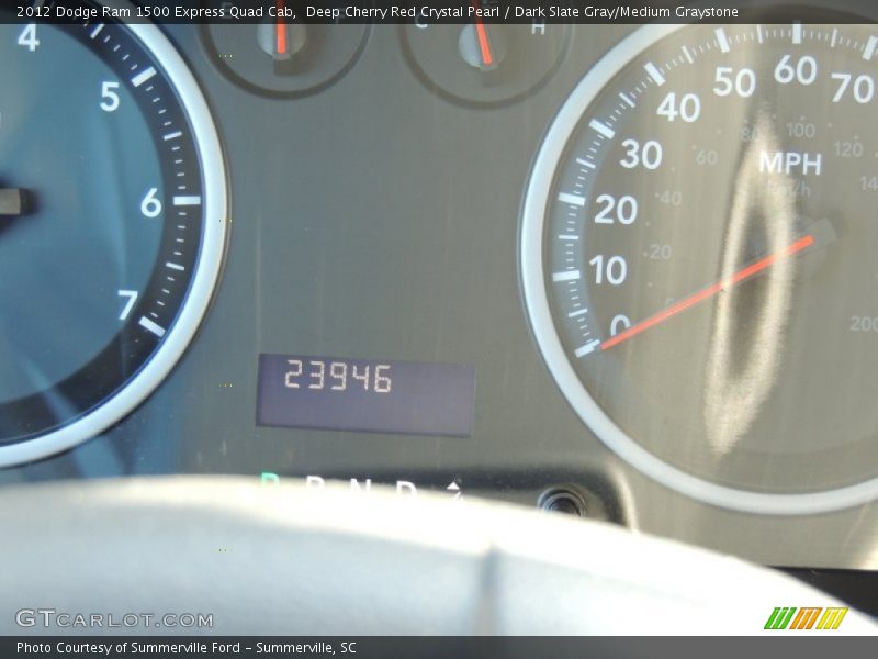 Deep Cherry Red Crystal Pearl / Dark Slate Gray/Medium Graystone 2012 Dodge Ram 1500 Express Quad Cab