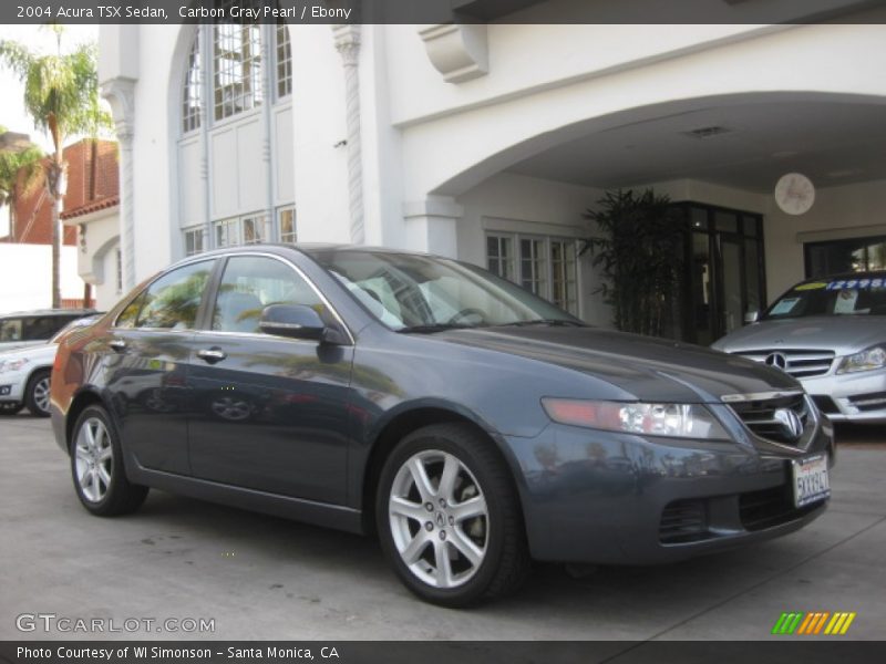 Carbon Gray Pearl / Ebony 2004 Acura TSX Sedan