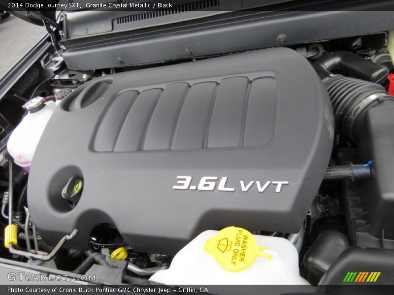 Granite Crystal Metallic / Black 2014 Dodge Journey SXT