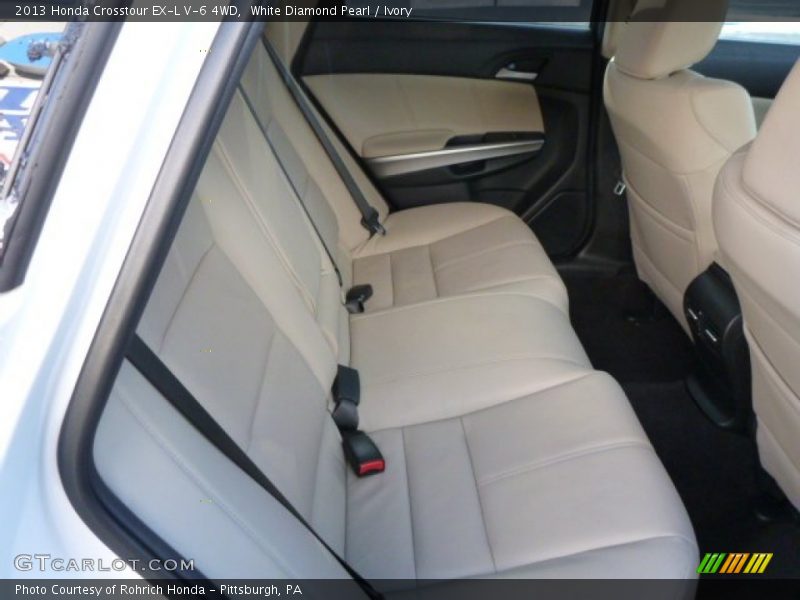 White Diamond Pearl / Ivory 2013 Honda Crosstour EX-L V-6 4WD
