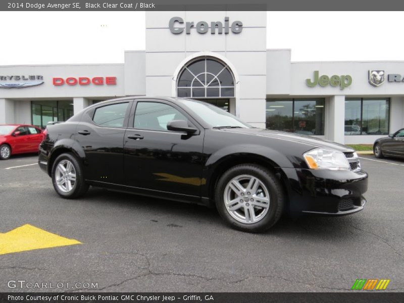 Black Clear Coat / Black 2014 Dodge Avenger SE