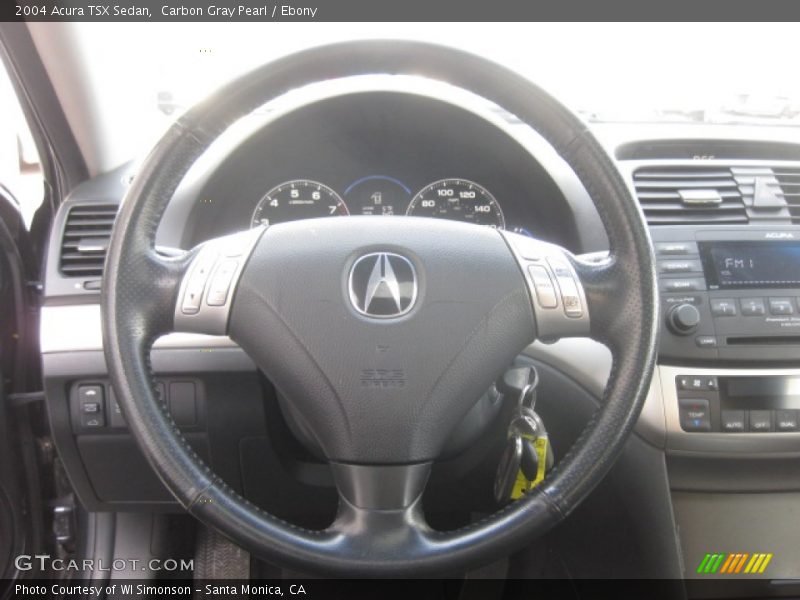 Carbon Gray Pearl / Ebony 2004 Acura TSX Sedan
