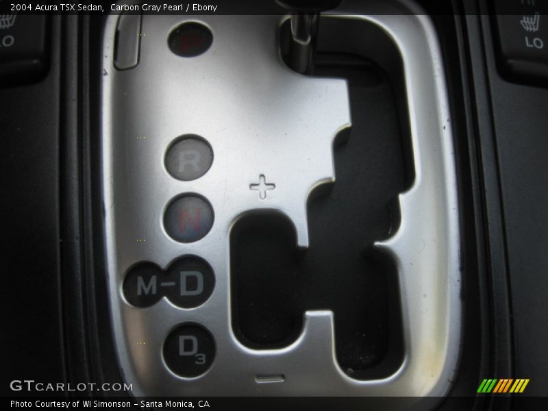 Carbon Gray Pearl / Ebony 2004 Acura TSX Sedan