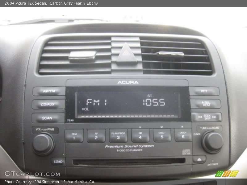 Carbon Gray Pearl / Ebony 2004 Acura TSX Sedan