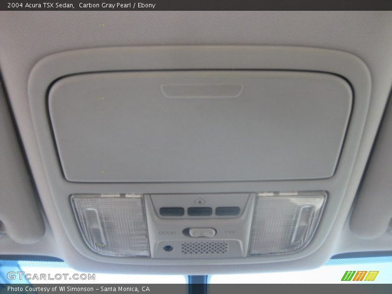 Carbon Gray Pearl / Ebony 2004 Acura TSX Sedan