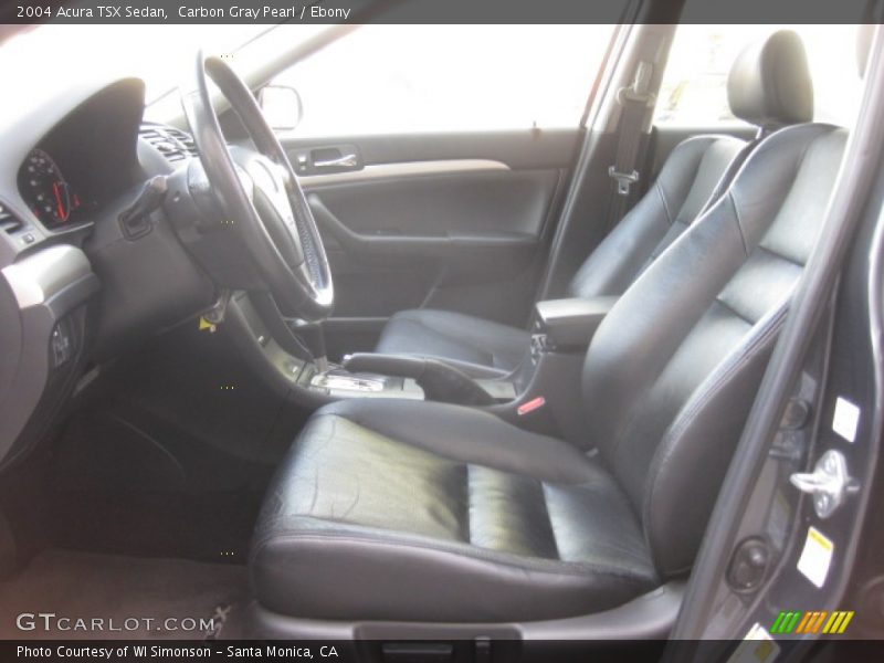 Carbon Gray Pearl / Ebony 2004 Acura TSX Sedan
