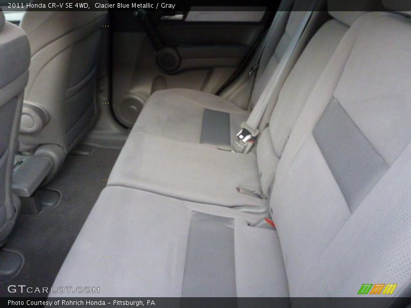 Glacier Blue Metallic / Gray 2011 Honda CR-V SE 4WD