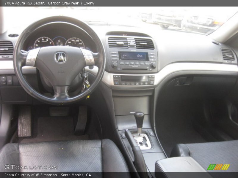 Carbon Gray Pearl / Ebony 2004 Acura TSX Sedan