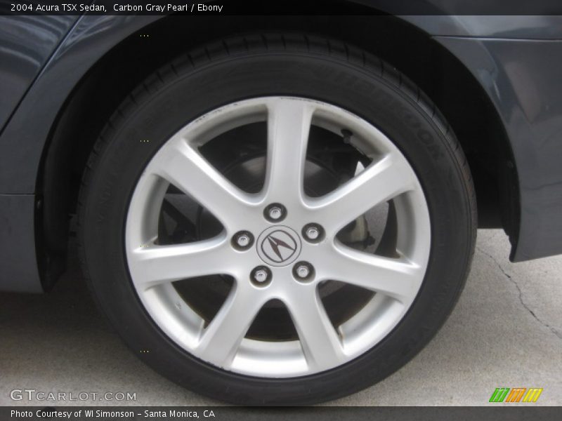 Carbon Gray Pearl / Ebony 2004 Acura TSX Sedan