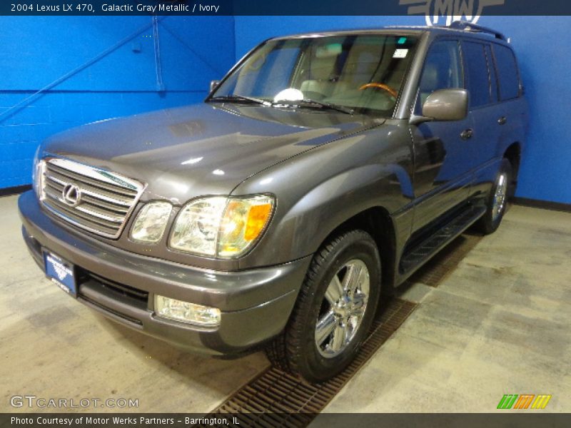 Galactic Gray Metallic / Ivory 2004 Lexus LX 470
