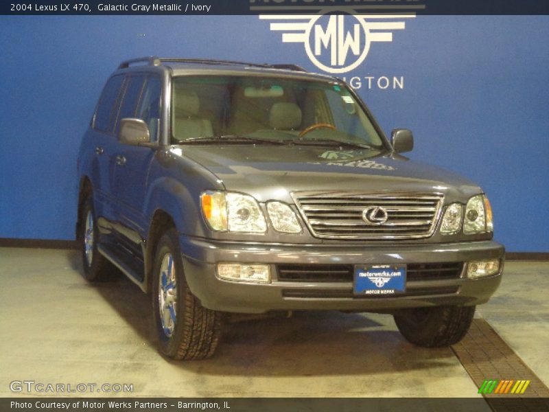 Galactic Gray Metallic / Ivory 2004 Lexus LX 470