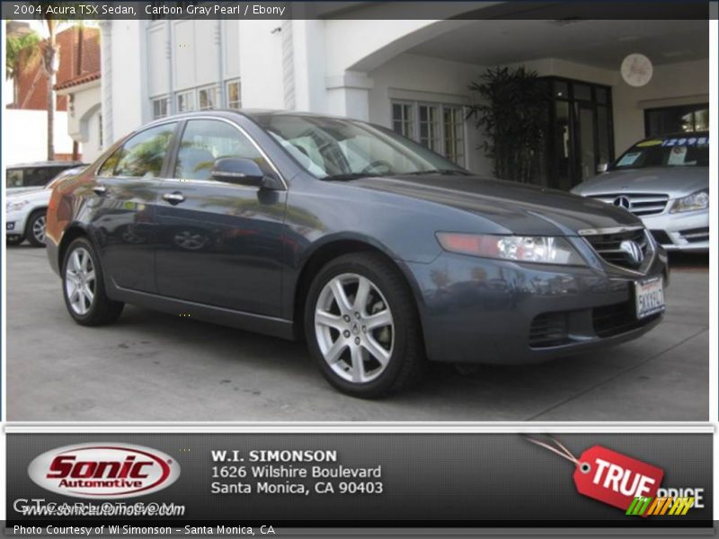 Carbon Gray Pearl / Ebony 2004 Acura TSX Sedan